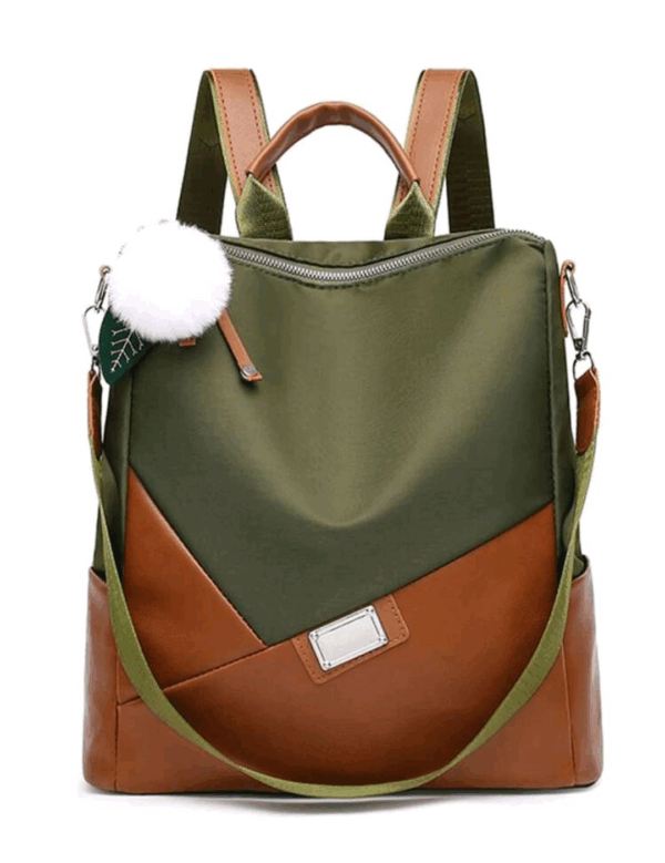 Bolso Morral De Lujo Llavero Pompon - Imagen 3