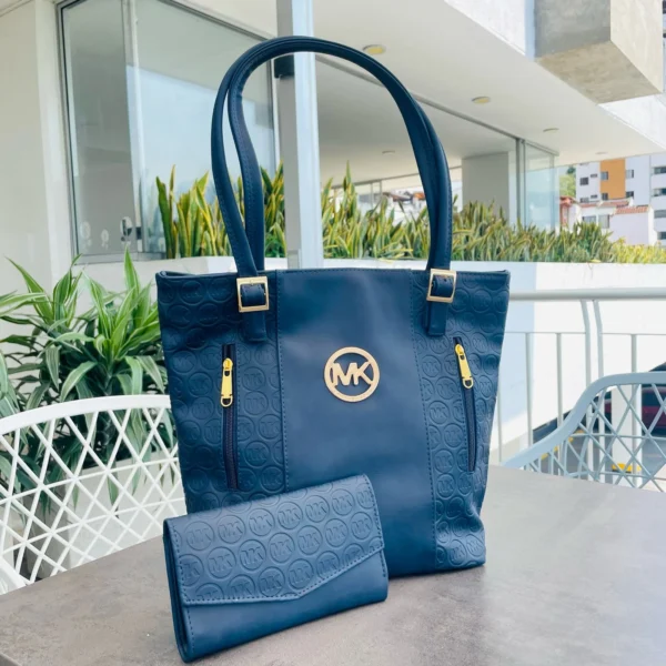Duo Bolso En Cuero Dama Ref Mk - Imagen 4
