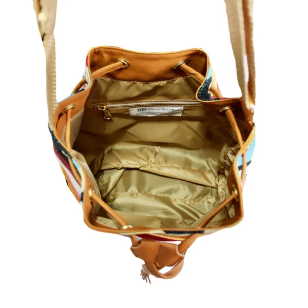 Bolso De Dama Karla Chacon Aria Miel - Imagen 3