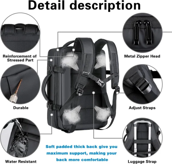 Morral Bolso Impermeable Viaje Amazon - Imagen 6