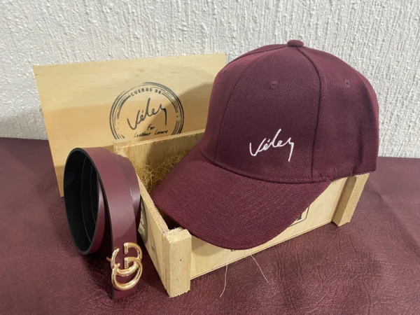 Duo Dama Gorra Velez Correa Gucci Caja - Imagen 3