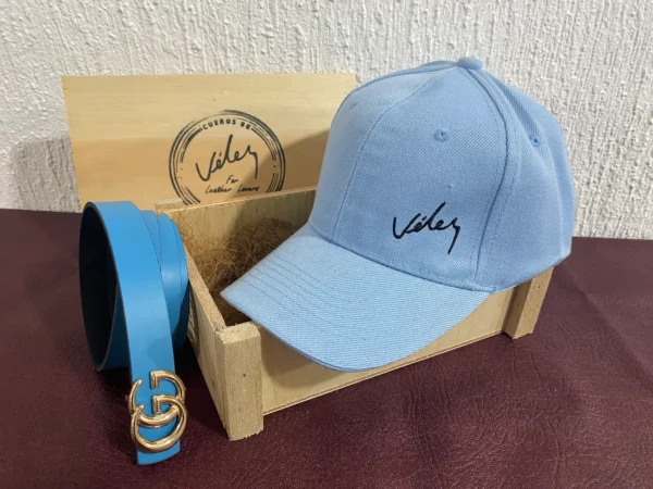 Duo Dama Gorra Velez Correa Gucci Caja - Imagen 5