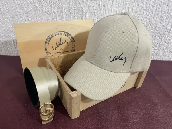 Duo Dama Gorra Velez Correa Gucci Caja - Imagen 4