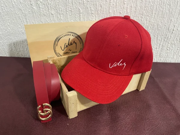 Duo Dama Gorra Velez Correa Gucci Caja - Imagen 6