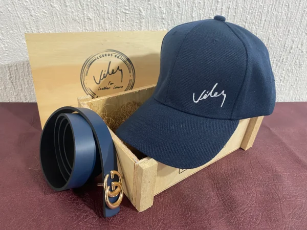 Duo Dama Gorra Velez Correa Gucci Caja - Imagen 7