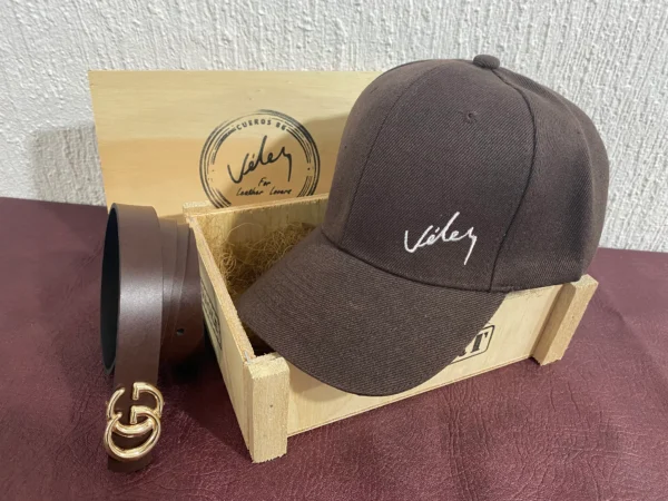 Duo Dama Gorra Velez Correa Gucci Caja - Imagen 8